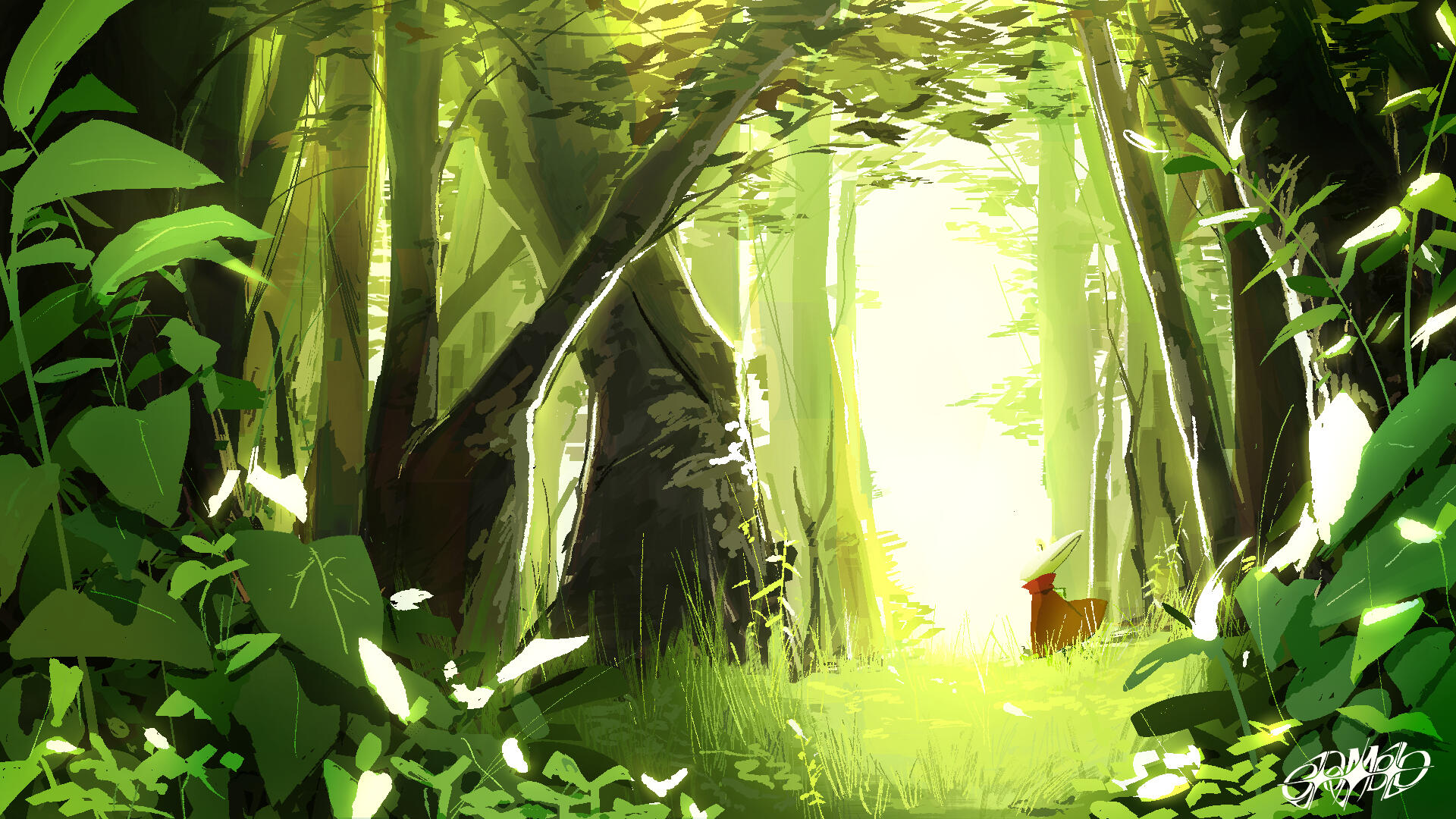 hornet in the fields - fanwork for hollow knight: silksong (2025)